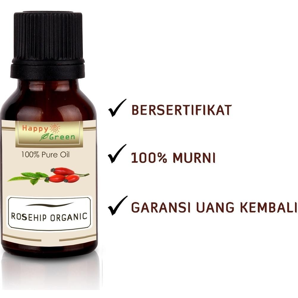 

BN Happy Green ORGANIC Rosehip Seed Oil - Minyak Biji Rosehip Organik TERLARIS