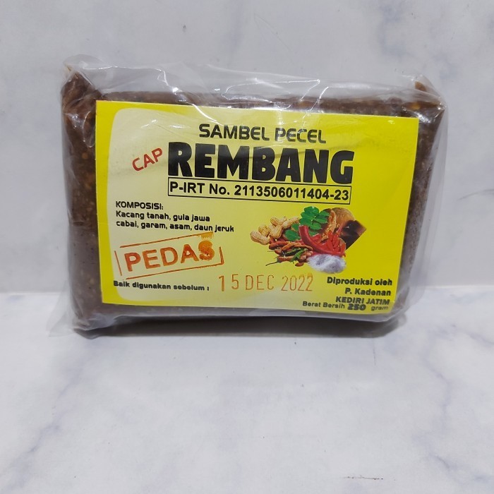 

Sambel Pecel Cap Rembang (Pedas) 250 Gram