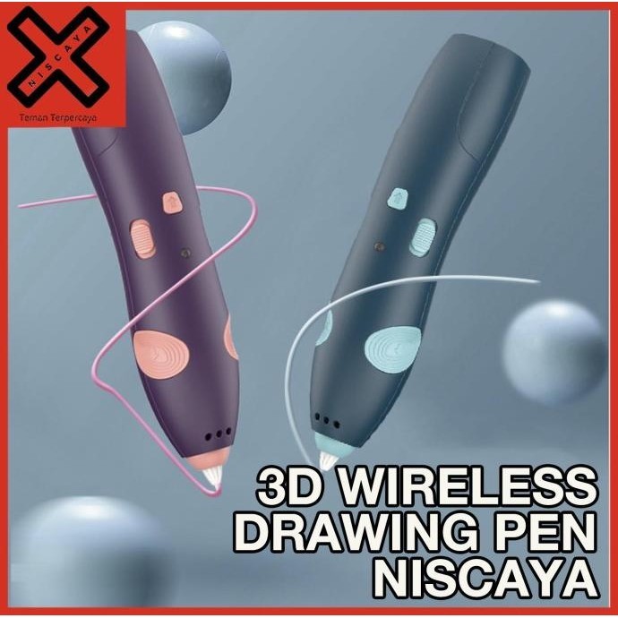

3D Stereoscopic Printing Pen Niscaya - for 3D Drawing - Berkualitas