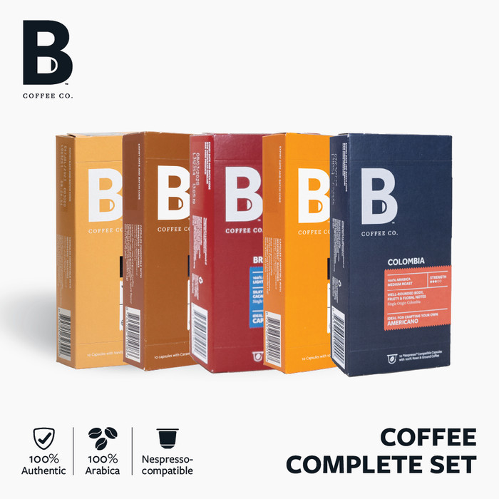 

B Coffee Co. Capsule Bundle - Kopi Kapsul Nespresso Compatible Capsule
