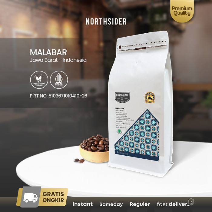 

Northsider Kopi Arabika Java Malabar Fully-Washed Coffee 1Kg