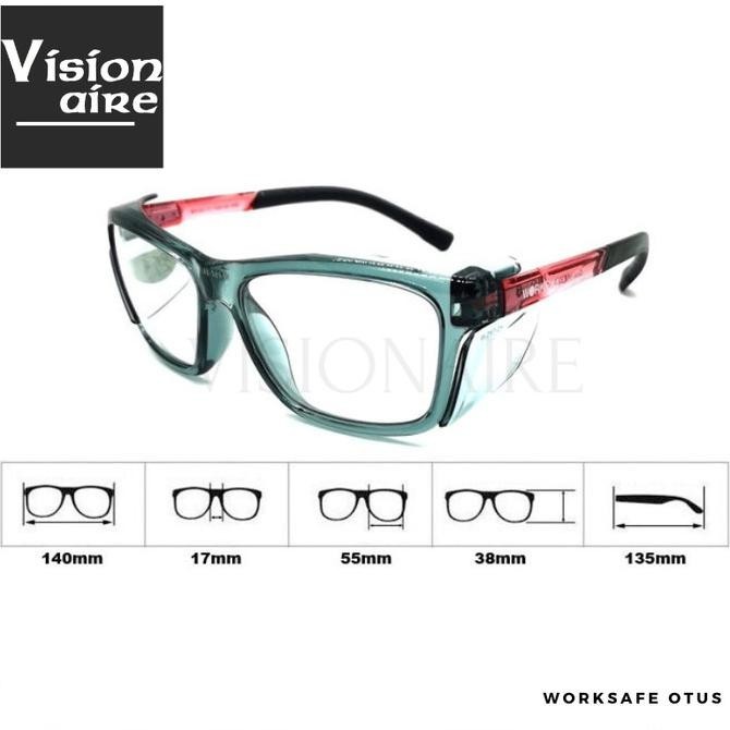 Kacamata Safety Minus Worksafe Otus