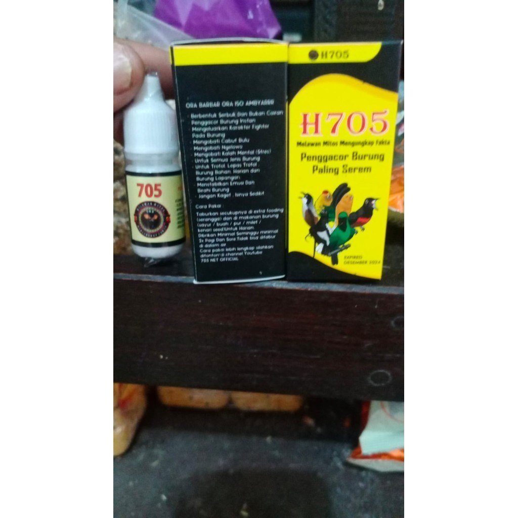 Vitamin Penggacor Semua Burung H 705 Net Official