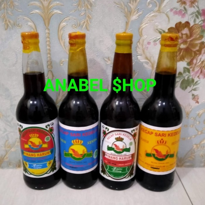 

Kecap Sari Kedelai Pinang Harum Asin Sedang Manis Kental Sedang