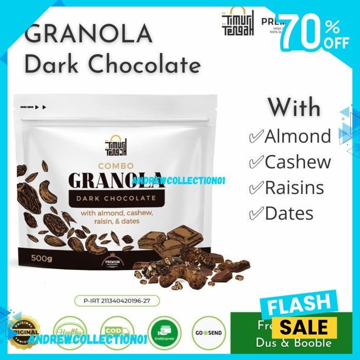 

PRODUK ORIGINAL GRANOLA COKLAT 500GR TIMUR TENGAH SEREAL MAKANAN SEHAT PRODUK TERBAIK