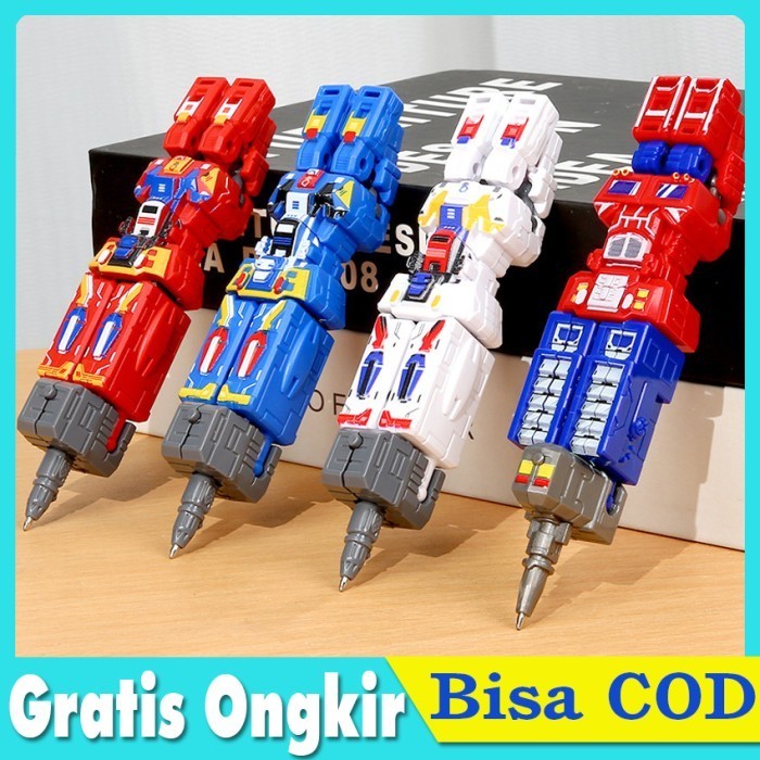 

Produk Unggulan] Pena Mainan Action Figure Robot Soldier Kado Anak Gift Pen