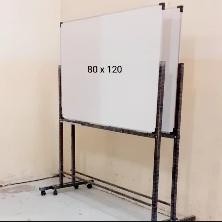 

whiteboard standing 80x120 cm - papan aja