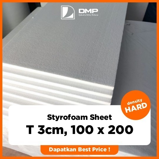 

Styrofoam Gabus Lembaran 100 X 200Cm Density Hard 18 Kg/M3