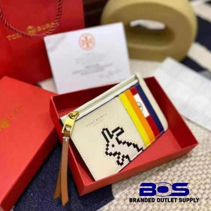 

Dompet Card Holder White Rabbit Top Zip Card Case New Edition Kualitas Premium