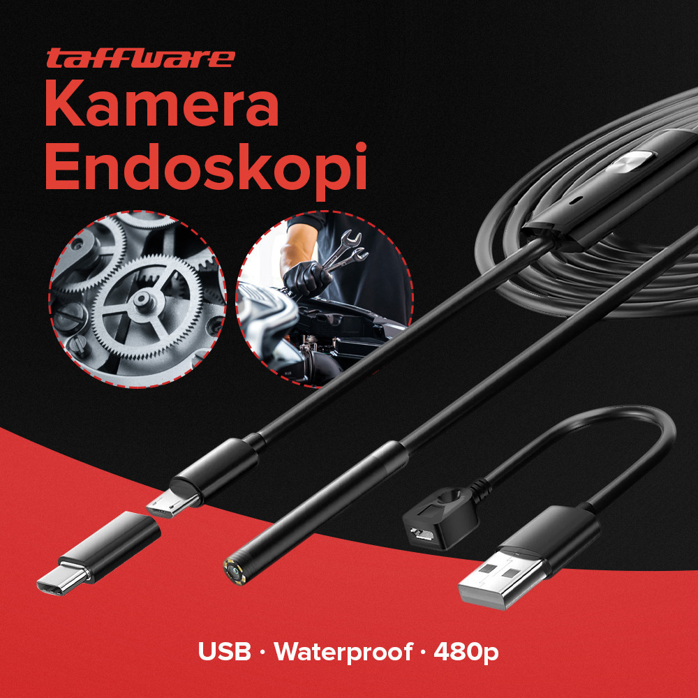 Kamera Endoskopi Industrial Borescope Endoscope USB 480P - AN98B