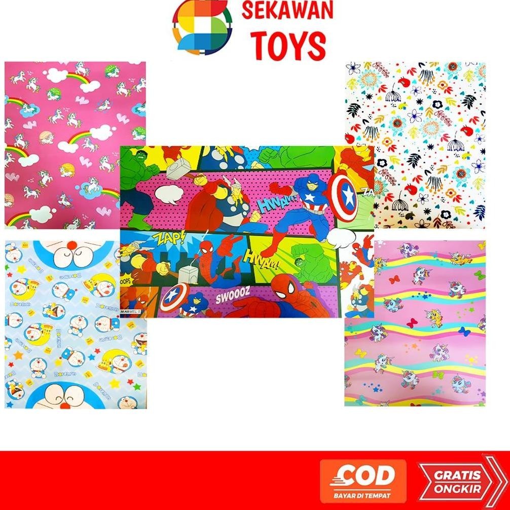 

[ PROMO SPESIAL ] KERTAS KADO ULANG TAHUN ANAK JUMBO MOTIF 121470 BISA COD