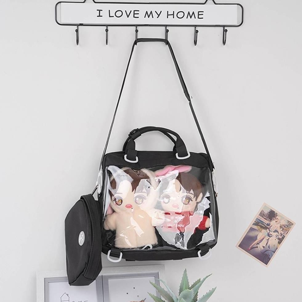 PROMO ITABAG TAS GENDONG UNTUK 2 PCS DOLL TAS SLEMPANG ITABAG UNTUK DOLL 20CM COSPLAY ANIME LOLITA B