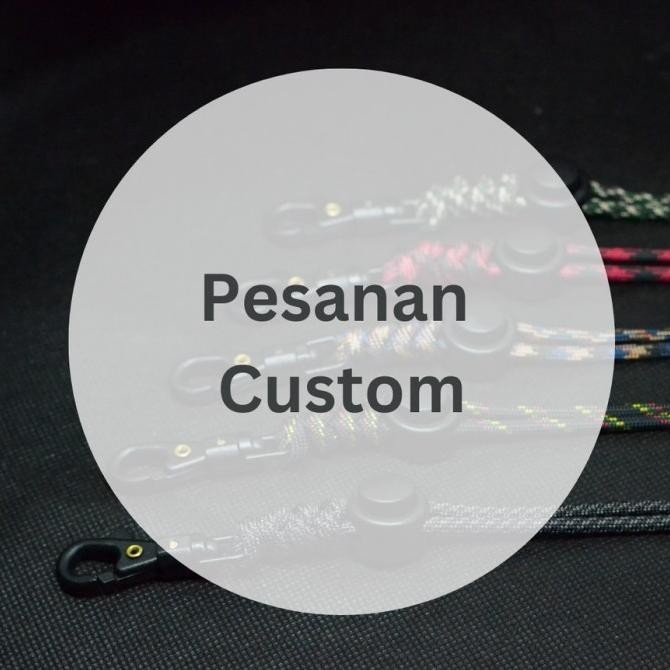 

Terbaru !!! Lanyard Paracord Custom Order Kualitas Premium