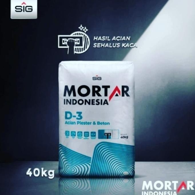 Mortar Acian D 3 Mortar Indonesia Kualitas Premium