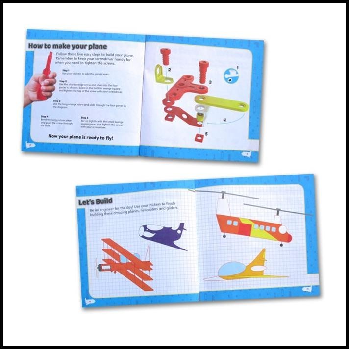 

GRATIS ONGKIR BUILD AND PLAY MY FIRST PLANE BOX SET OVER 50 STICKERS! !!