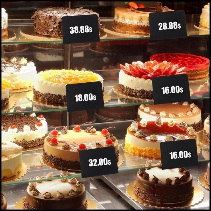 

HOT DEAL 5PCS PAPAN TULIS AKRILIK TANDA YANG DAPAT DITULIS ULANG PIRING KREATIF !!