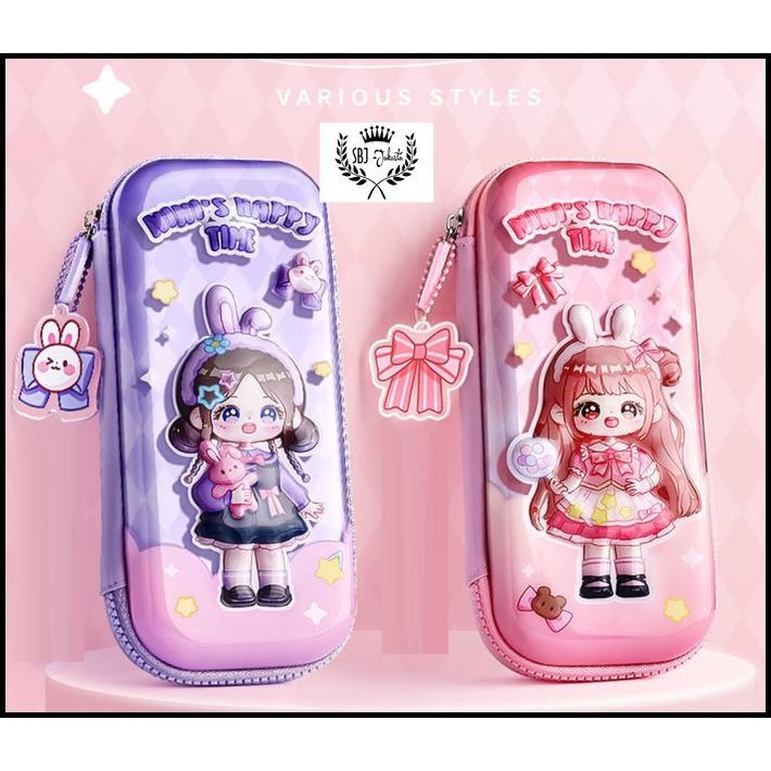 

DISKON KOTAK PENSIL TEMPAT PENSIL KBX HAPPY TIME 3D HARDCASE WATERPROOF