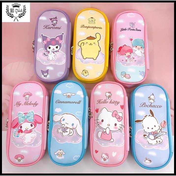 

DISKON TEMPAT PENSIL KOTAK PENSIL KARAKTER SANRIO KUROMI CINNAMOROLL MELODY !!!!!