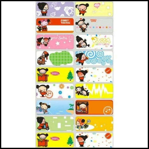 

BEST DEAL STICKER NAMA WATERPROOF PUCCA !!!!