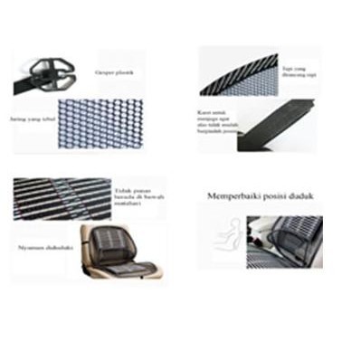 Bantalan Alas Kursi Cover Jok Mobil / Alas Kursi Jok Mobil Bambu