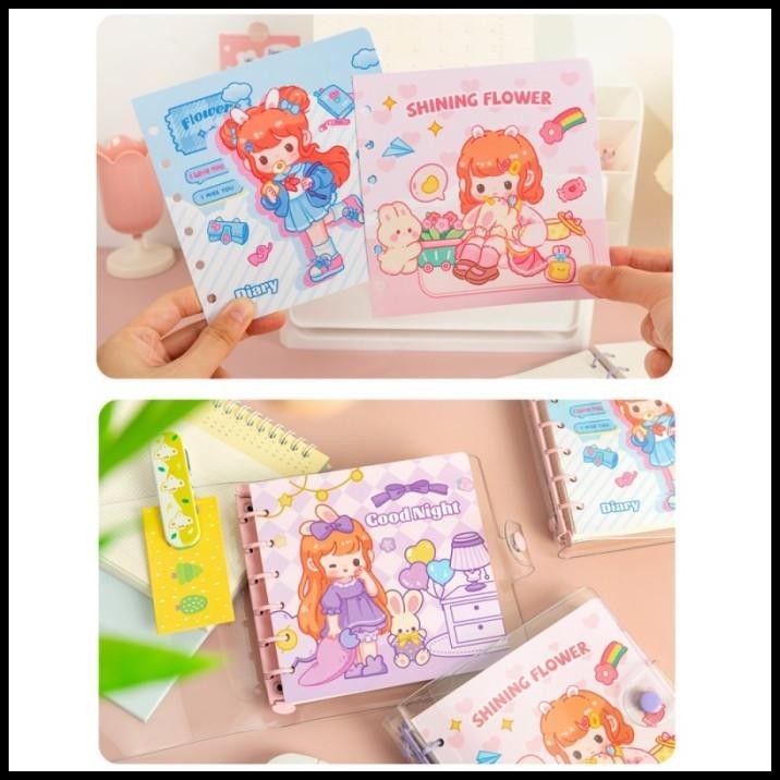 

TERMURAH CUTE DIARY KOREAN STYLE NOTE BOOK KAWAII BUKU DIARY KAWAII LUCU !!!