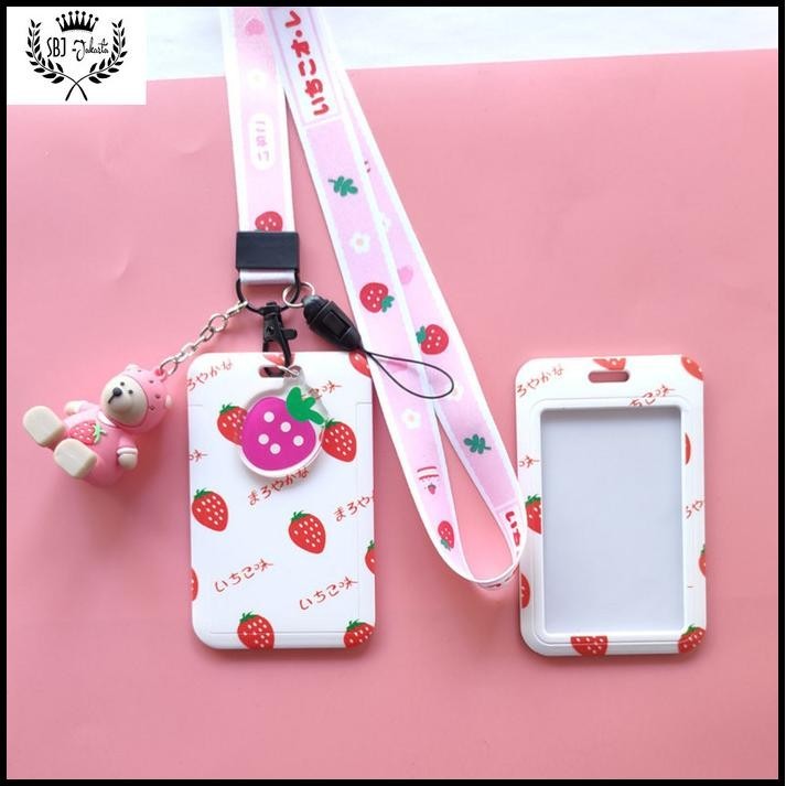 

HOT DEAL TEMPAT KARTU ID CARD TAG HOLDER DENGAN TALI STRAP CARD HOLDER MEIJI !!!!!!!