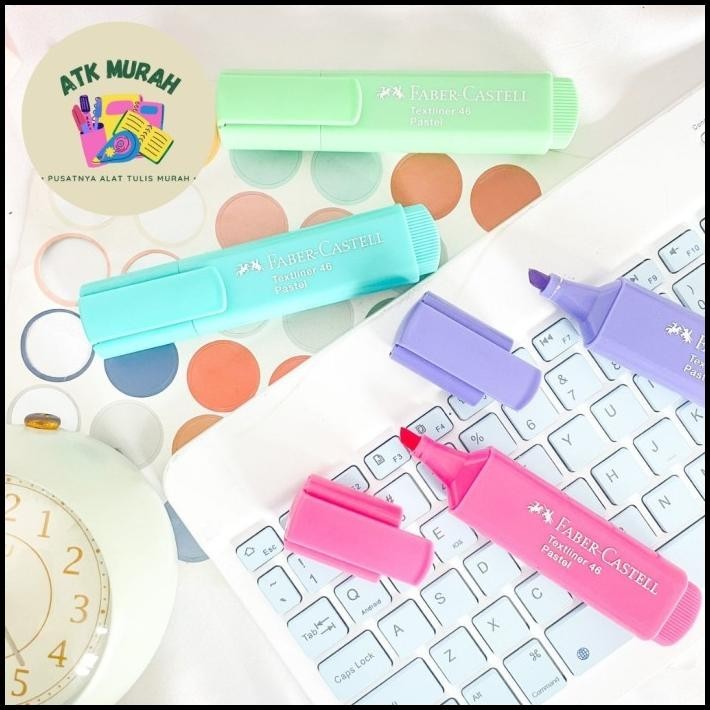 

HOT DEAL FABER-CASTELL TEXTLINER 46 PASTEL HIGHLIGHTER STABILO TEXTMARKER WARNA !
