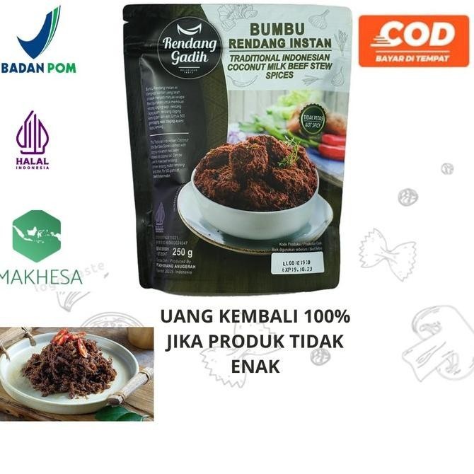 

Bumbu Rendang Instan Gadih Siap Saji Legaza