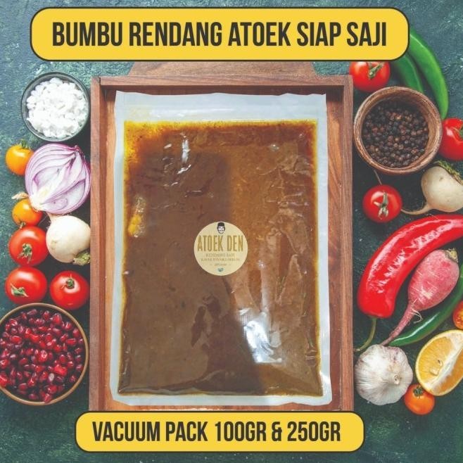 

Lezattt Bumbu Rendang Siap Saji Vacuum Pack | 100 Gram & 250 Gram Legaza