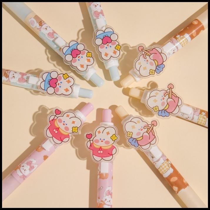 

TERMURAH PULPEN GEL BUNNY MIKA RABBIT KELINCI TINTA HITAM ALAT TULIS SEKOLAH !