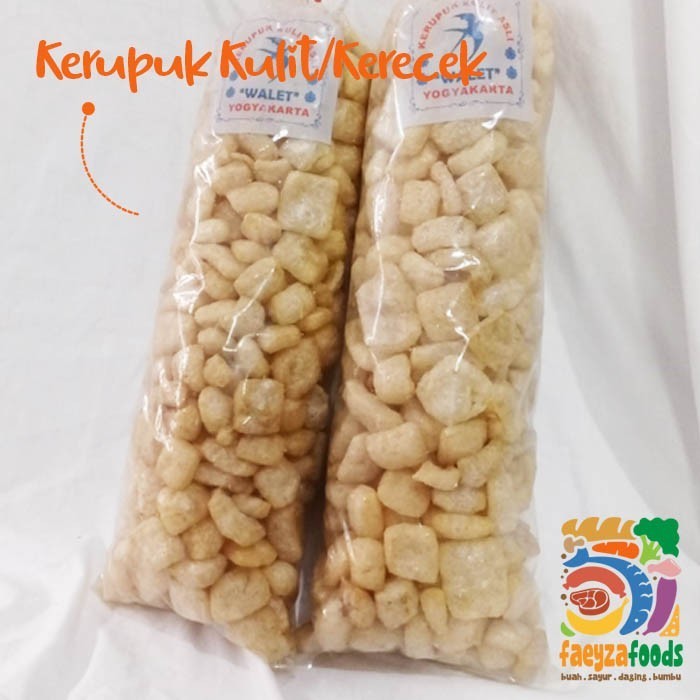 

Kerupuk Kulit Sapi / Krupuk Rambak Jangek Krecek /Pcs/1Kg