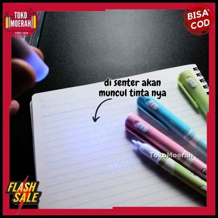 

HOT DEAL PULPEN AJAIB PULPEN INVISIBLE PEN SENTER UV BRILLIANCE LUCU UNIK !