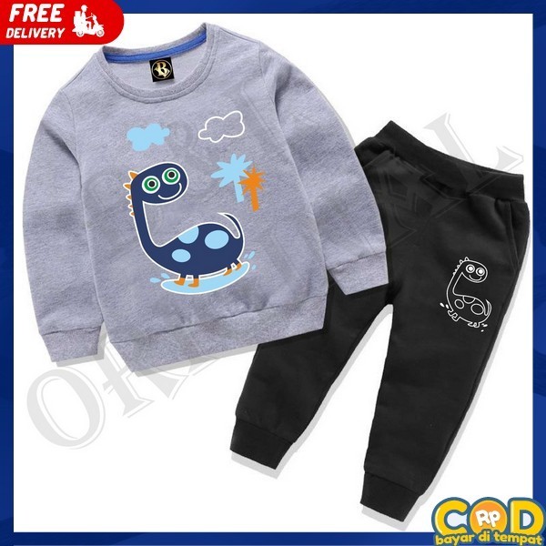 Kaos Anaj Cowok Baju Dan Celana Setelan Bocah Kecil Set Baju 1 Set Kaos Detelan Vaju Setelan Karakte
