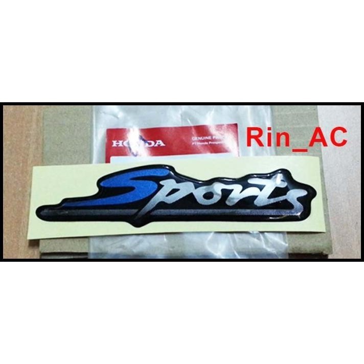 EMBLEM LOGO STICKER STIKER SPORTS MOBIL HONDA JAZZ GD3 IDSI VTEC SPORT