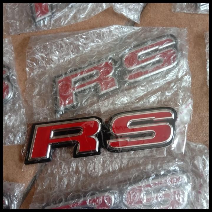 EMBLEM LOGO RS MOBIL HONDA JAZZ,BRIO,MOBILIO ORIGINAL