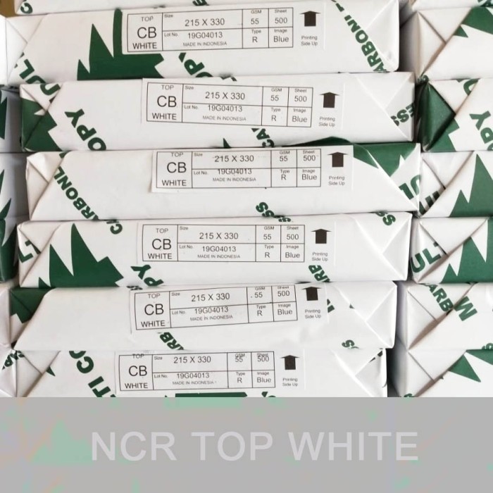 

Kertas Ncr Top Putih/White
