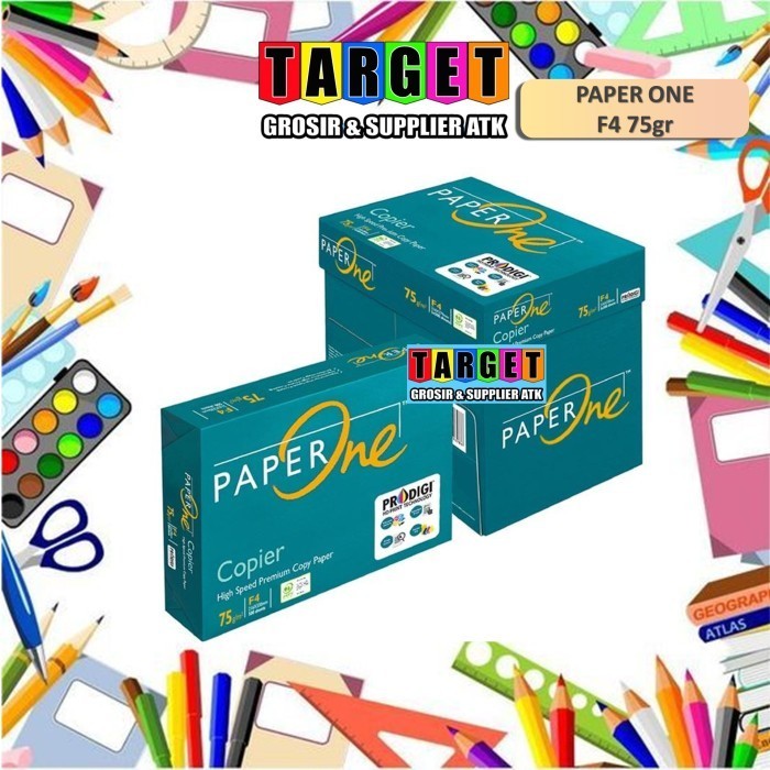 

Paper One Kertas Hvs F4 / Kertas Paperone 75Gr 80Gr