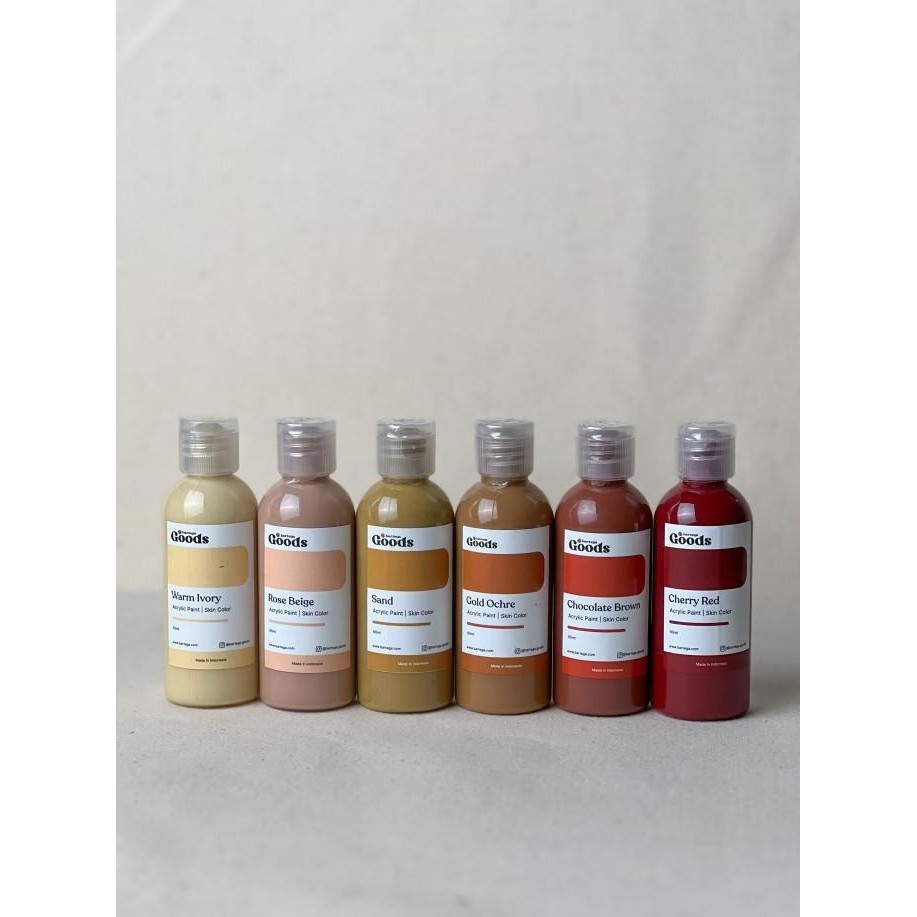 

Bartega Cat Akrilik Skin Tone Set - isi 6 (ukuran 60 ml)