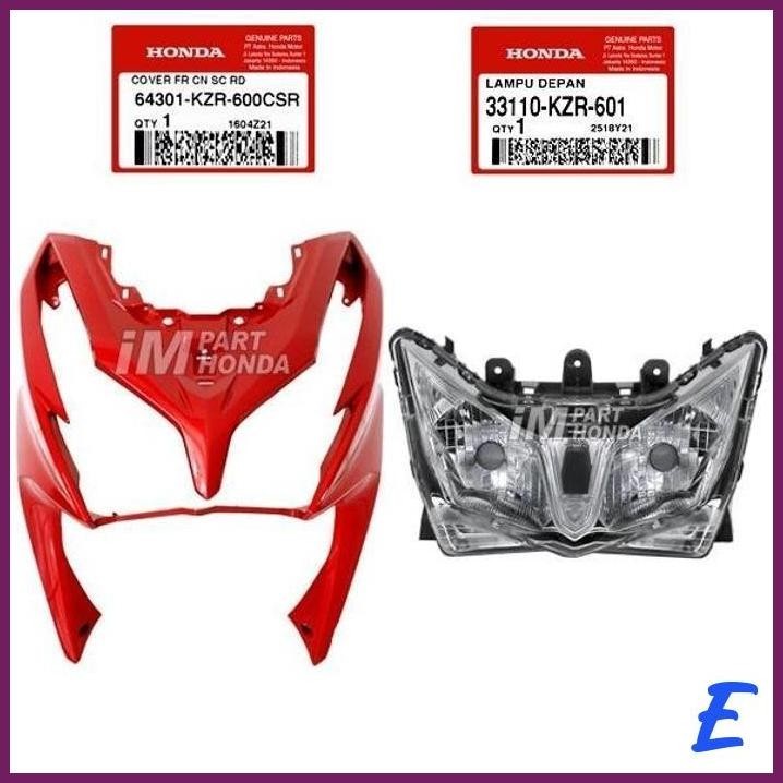 | IJK | 33110-KZR-601 64301-KZR-600CSR COVER & LAMPU DEPAN MERAH VARIO 125 OLD