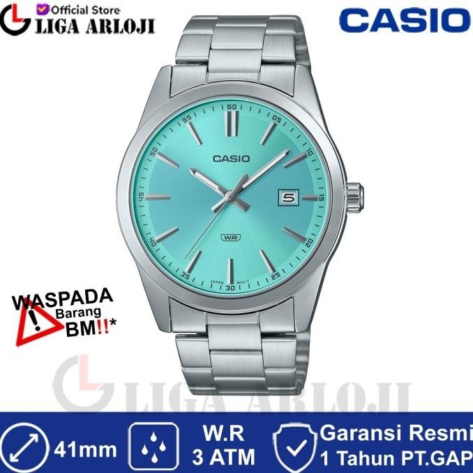 CASIO MTP-VD03D-2A3UDF Jam Tangan Pria Analog MTP-VD03D-2A3 Tiffany