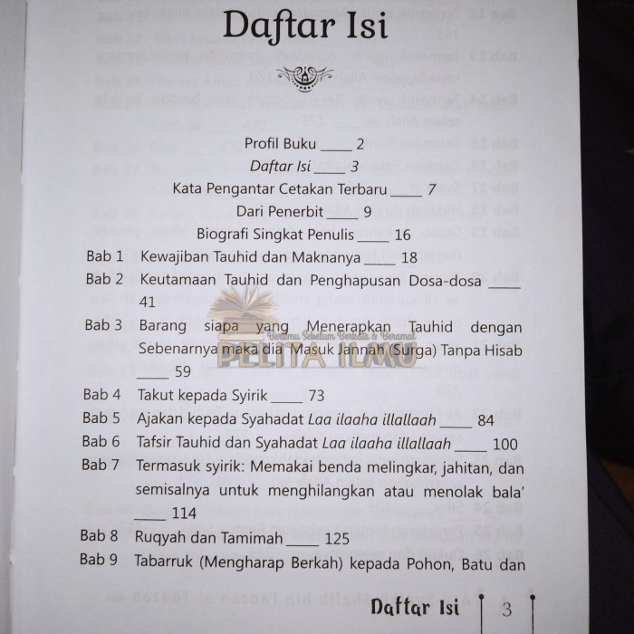 

Buku Al-Mulakhkhash Ringkasan Syarah Kitab Tauhid