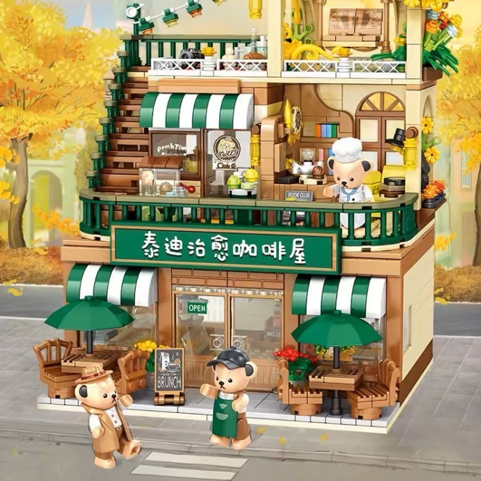 

Inbrixx Teddy Bear Collection Coffee Lego Bricks