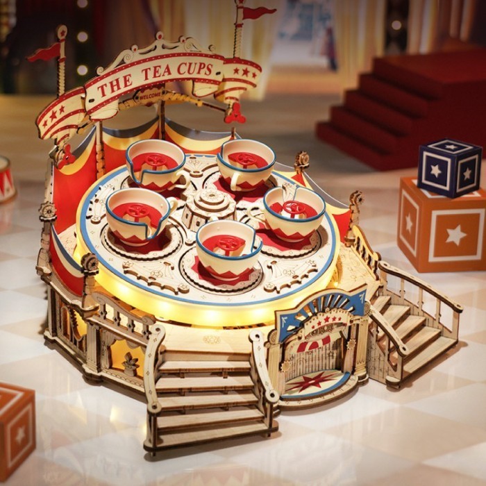 

Robotime Rokr Tilt A Whirl 3D Mechanical Wooden Puzzle
