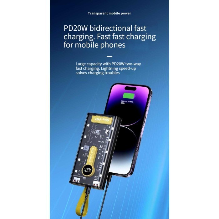 Power Bank Fast Charging Pd 66W 20000 Mah