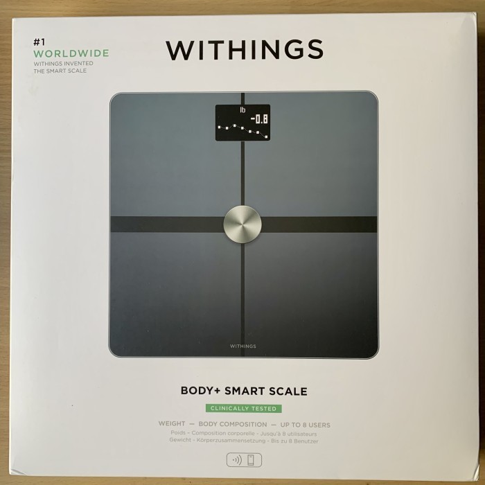 WITHINGS NOKIA SMART BODY+ BODY PLUS WIFI COMPOSITION FITNESS SCALE