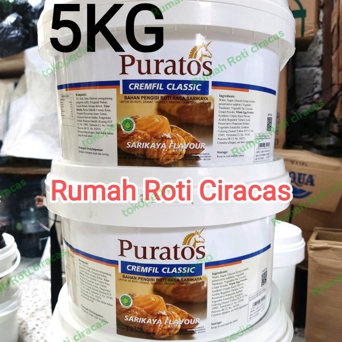 

Selai Srikaya Puratos Gurih 5Kg Pail No Zeealandia Paletta