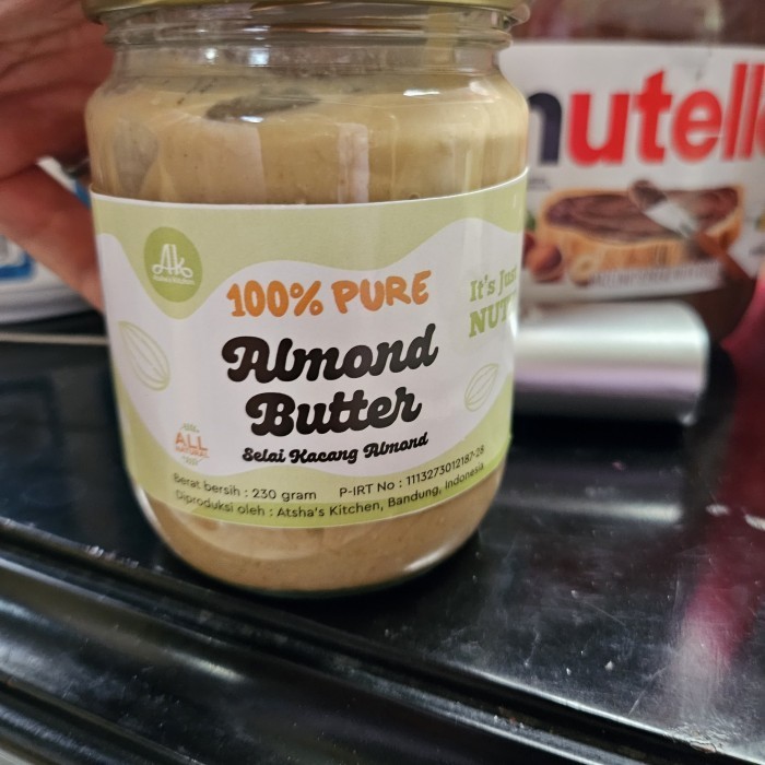 

Atsha'S Kitchen Keto/ Diet Natural Almond Butter, Selai Kacang Almond