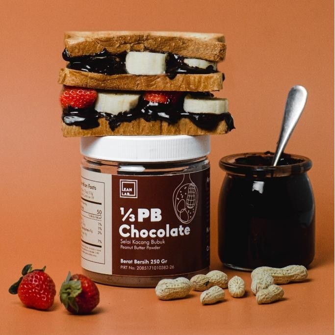

Dijual Selai Kacang Bubuk 1/3 Pb Lean Lab Cokelat 250 Gr
