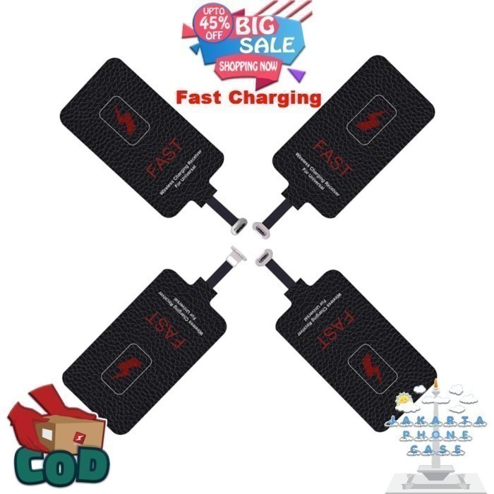 Wireless Charger Receiver Fast Charging 10W 2A Cro Usb A B Type C