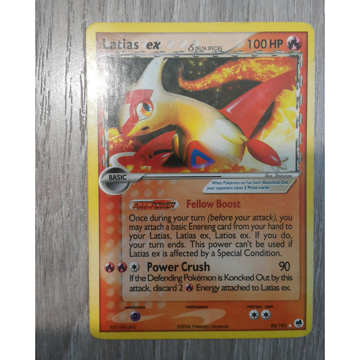 [AXA] Pokemon Card kartu TCG Latias Ex delta species